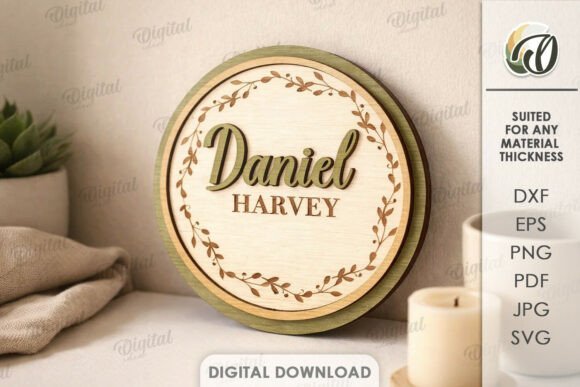 Plaques de Prénom Personnalisées